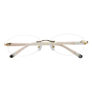 Amanda Metal Round Eyeglasses - LifeArtVision