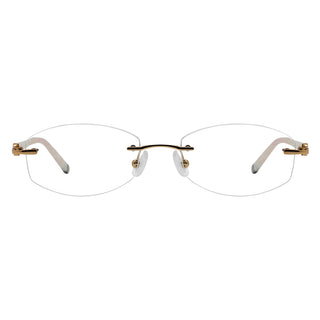 Amanda Metal Round Eyeglasses - LifeArtVision