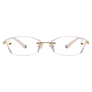 Vogue Metal Oval Eyeglasses - LifeArtVision