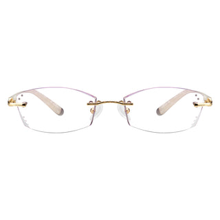 Vogue Metal Oval Eyeglasses - LifeArtVision