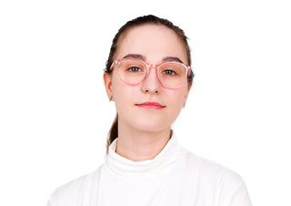 Plastic Oval Eyeglasses