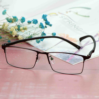 Kane Metal Square Eyeglasses - LifeArtVision