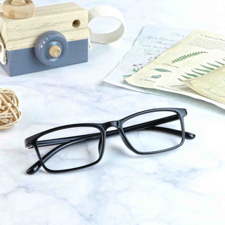 Madge Plastic Rectangle Eyeglasses - LifeArtVision