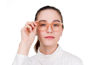 Plastic Oval Eyeglasses