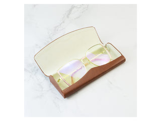 PU Leather Hard-Shell Eyeglass Case - LifeArtVision