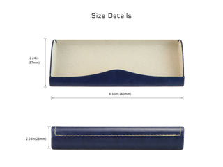 PU Leather Hard-Shell Eyeglass Case - LifeArtVision