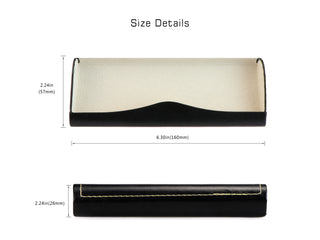 PU Leather Hard-Shell Eyeglass Case - LifeArtVision