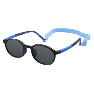 Hunk TR & Silica Gel Round Kids Sunglasses-LifeArtVision