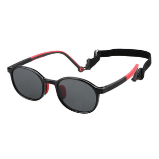 Hunk TR & Silica Gel Round Kids Sunglasses-LifeArtVision