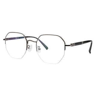 Gary Metal Oval Eyeglasses