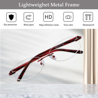 Amanda Metal Round Eyeglasses - LifeArtVision