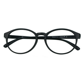 Gavin Plastic Oval Eyeglasses - LifeArtVision