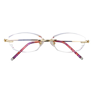 Grace Metal Rectangle Eyeglasses - LifeArtVision