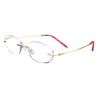 Grace Metal Rectangle Eyeglasses - LifeArtVision