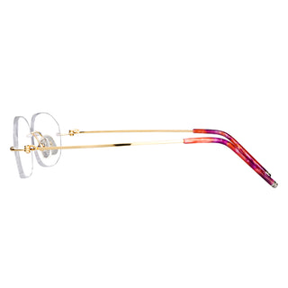 Grace Metal Rectangle Eyeglasses - LifeArtVision