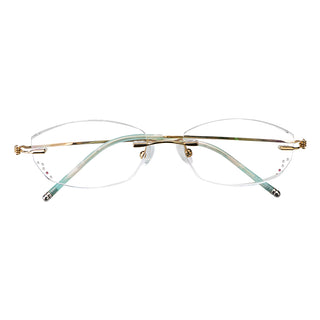 Grace Metal Rectangle Eyeglasses - LifeArtVision