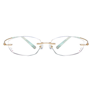 Grace Metal Rectangle Eyeglasses - LifeArtVision