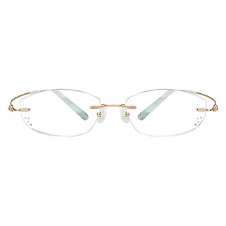 Grace Metal Rectangle Eyeglasses - LifeArtVision