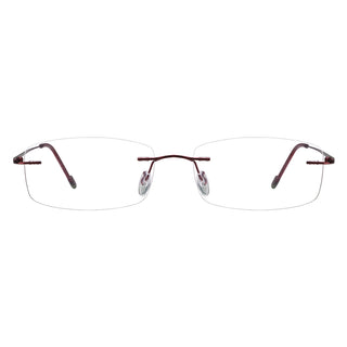 Albert Metal Rectangle Eyeglasses - LifeArtVision