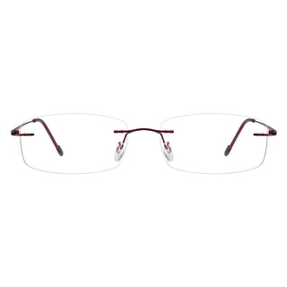 Albert Metal Rectangle Eyeglasses - LifeArtVision