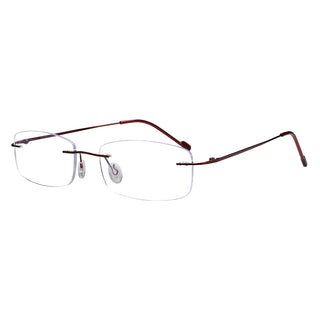 Albert Metal Rectangle Eyeglasses - LifeArtVision