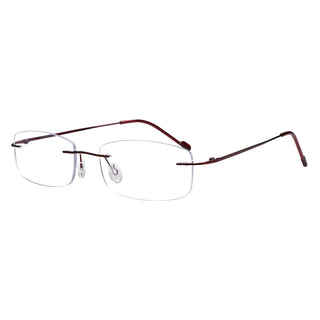 Albert Metal Rectangle Eyeglasses - LifeArtVision