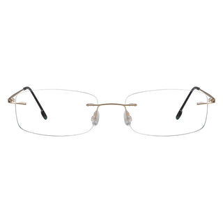 Albert Metal Rectangle Eyeglasses - LifeArtVision