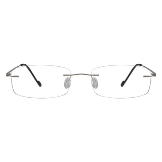 Albert Metal Rectangle Eyeglasses - LifeArtVision