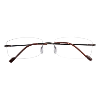 Albert Metal Rectangle Eyeglasses - LifeArtVision