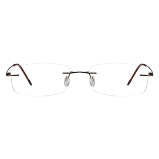 Albert Metal Rectangle Eyeglasses - LifeArtVision