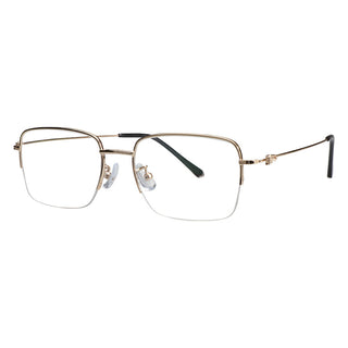 Metal Rectangle Eyeglasses