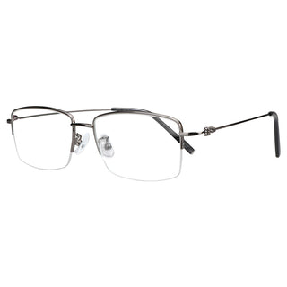 Metal Rectangle Eyeglasses