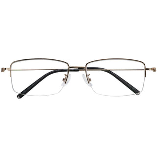 Metal Rectangle Eyeglasses