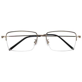 Metal Rectangle Eyeglasses 