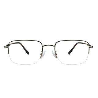 Brent Metal Rectangle Eyeglasses—LifeArtVision