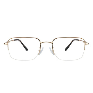 Brent Metal Rectangle Eyeglasses—LifeArtVision