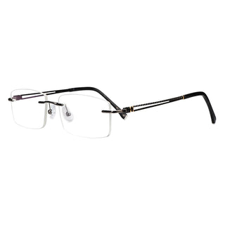 Metal Rectangle Eyeglasses