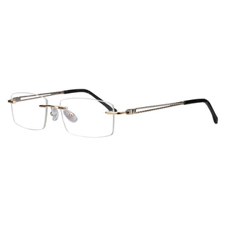 Metal Rectangle Eyeglasses