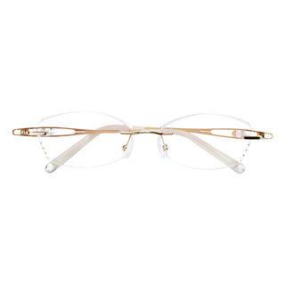 Metal Rectangle Eyeglasses