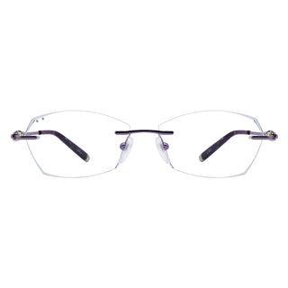 Metal Rectangle Eyeglasses