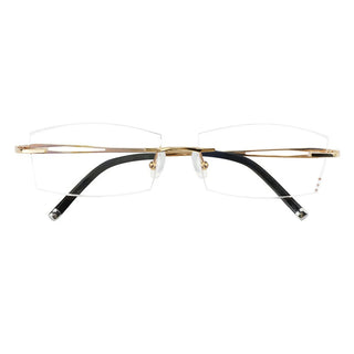 Metal Rectangle Eyeglasses