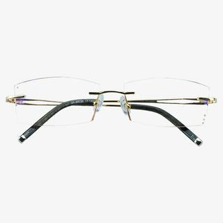 Metal Rectangle Eyeglasses