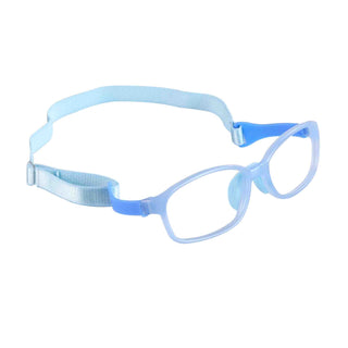 Malcom TR & Silica Gel Rectangle Kid's Eyeglasses - LifeArtVision