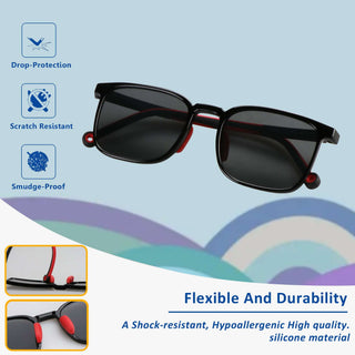 Hilton TR & Silica Gel Rectangle Sunglasses - LifeArtVision