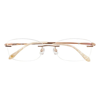 Metal Rectangle Eyeglasses