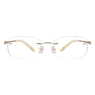 Metal Rectangle Eyeglasses