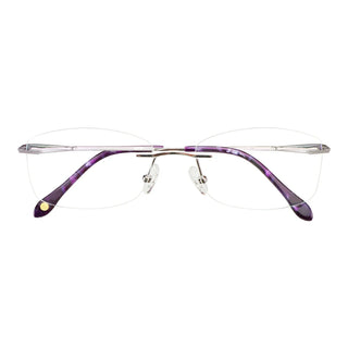 Metal Rectangle Eyeglasses