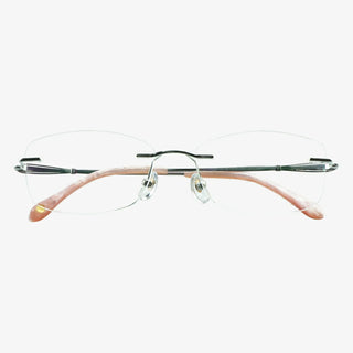 Metal Rectangle Eyeglasses