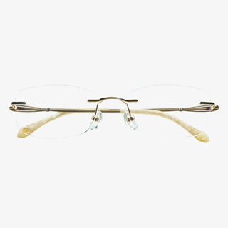 Metal Rectangle Eyeglasses