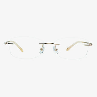 Metal Rectangle Eyeglasses